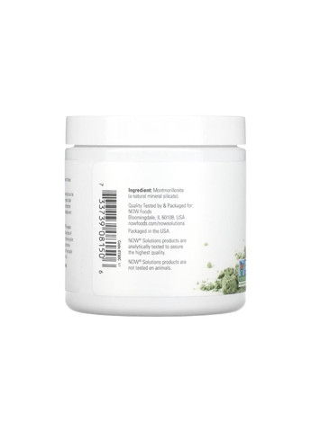 Добавка Eropean Clay Powder - 6 oz Now Foods (285787813)