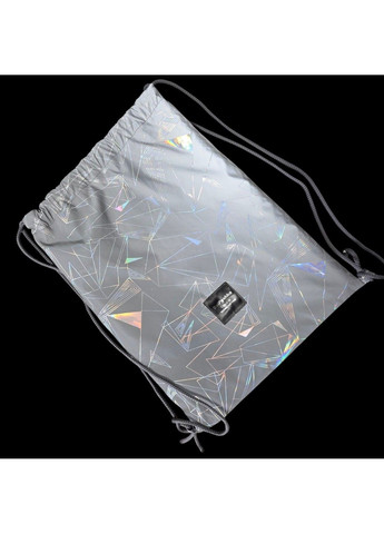 Рюкзак-мешок светоотражающий SviPashka "Абстракция" с серыми шнурками | стиль и безопасность в одном No Brand (336192661)