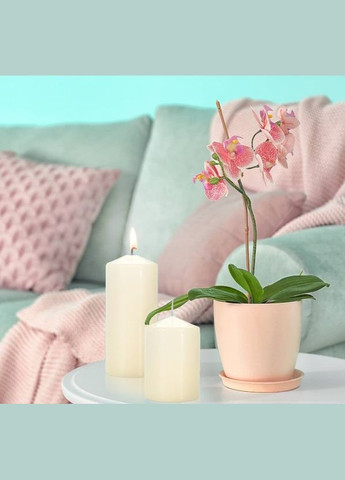 Набір свічок 4 шт. циліндр Молочний (sw50/4-011) Bispol (315348685)