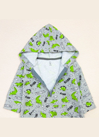 Ромпер детский на молнии с капюшоном Dexter`s dino dexter's (279760731)