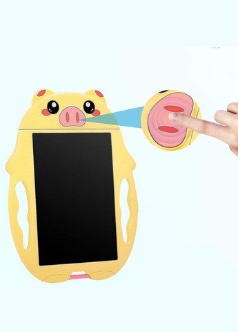 Графический планшет Kids Pad 9" Color Piggy Yellow No Brand (304733171)