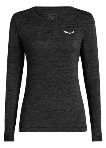 Футболка Puez Melange Dry L/S Tee Wmn (M 0911) Salewa - (397111385)