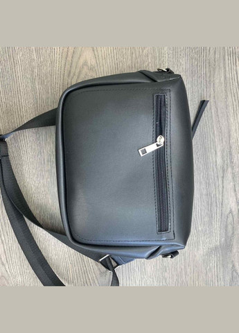 Женская сумка слинг бананка кросс-боди из экокожи черная белая (sku_993) No Brand (330575709)