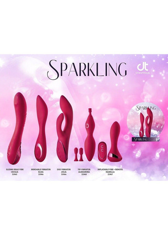 Вибратор с движущимся шариком SPARKLING SLIDING CECILIA Dream Toys (315497587)