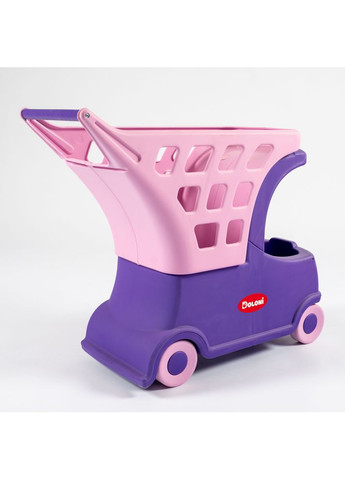 Візок для ляльок і пупсів з кошиком фіолетовий (01540/01) Doloni (365590314)