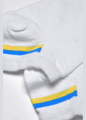 Носки мужские спортивные белого цвета размер 41-45 Let's Shop (278050297)