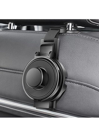 Гачок-органайзер Black для авто підголівник тримач вішалка 10 шт. Lesko (369527498)