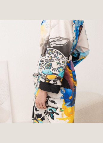 Халат женский из плюшевого велюра эксклюзивный Ukrainian soul 18344 2XL-3XL FlexDress (336873831)