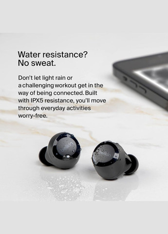 Навушники TWS Soundform Bolt True Wireless, чорний Belkin (322245554)