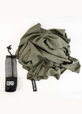 Швидковисихаючий похідний рушник olive 80 см. х 130 см. No Brand хакі