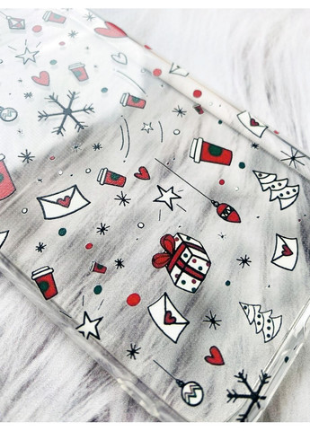 Чехол с утолщёнными углами на Samsung Galaxy A25 (A256):: Новогодний фон (принт 182) Creative (362968074)