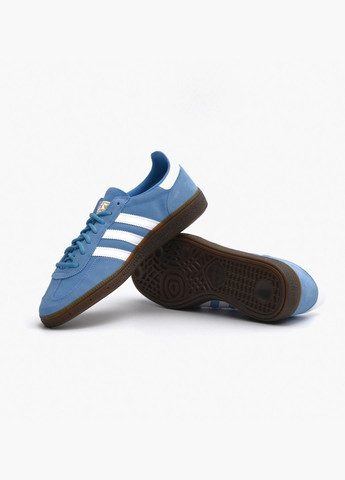 Голубые демисезонные кроссовки мужские handball spezial blue bd7632 adidas