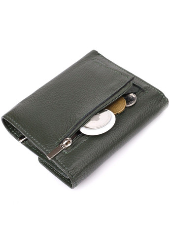 Женский кошелек среднего размера из натуральной кожи 23074 Зеленый st leather (330642774)