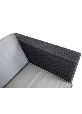 Комплект садових меблів Provence set with coffee table кутовий диван + стіл графіт 227778 Keter (317305116)