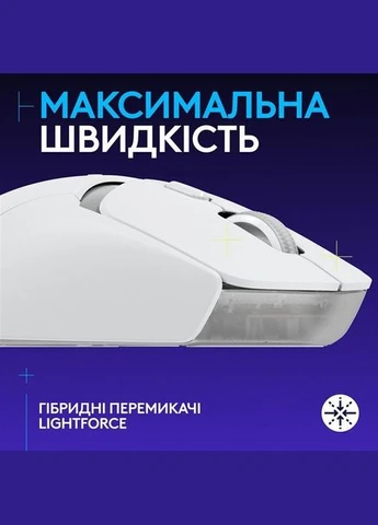 Миша комп'ютерна бездротова G309 біла Logitech (322895949)