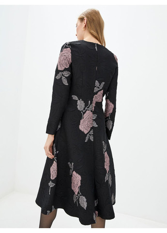 Комбінована жакардове плаття в троянди - ua42 / eu36 Iren Klairie