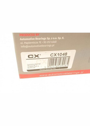 Подшипник ступицы (передней) Mazda 5/6 11- CX1048 (opt-om) CX (340416317)