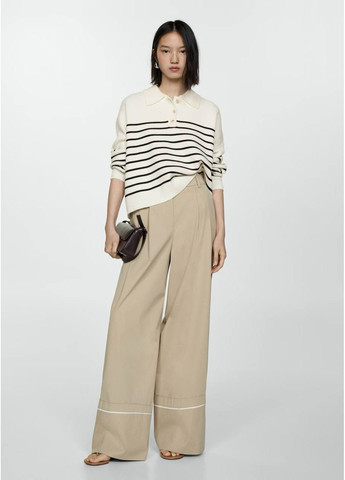 Чорно-білий светр Mango