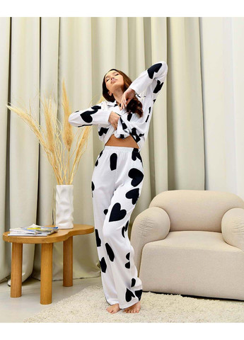 Черно-белая пижама Модельєр