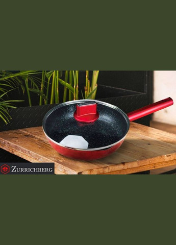 Гусятница со сковородой гриль ZB/2116 из литого алюминия с мраморным покрытием казан Zurrichberg (297331588)