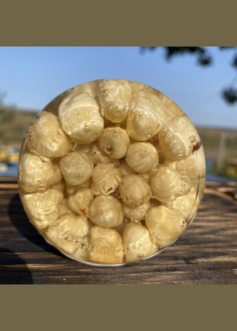 Фундук у меду акації 0,1 л (140 грам) МЕД ПОШТОЮ (322148790)