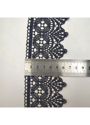 Мереживо макраме 6CM (20 м) Колір синій темний (28-Y10494-3) Plus-plus (352749314)