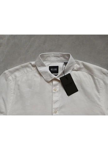Сорочка льон/бавовна чоловіча Only & Sons Slim Fit (393808971)