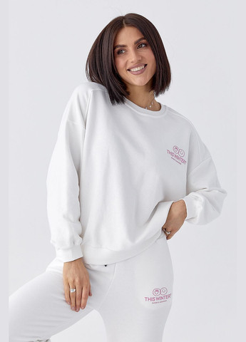 Жіночий спортивний костюм з джогерами та світшотом Lurex (327705782)