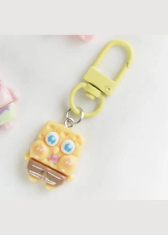 Брелок Губка Боб в повний зріст кавай міні брелочек indiekid естетика аксесуар підвіска на рюкзак Спанч Боб парний для друзів No Brand (329153972)