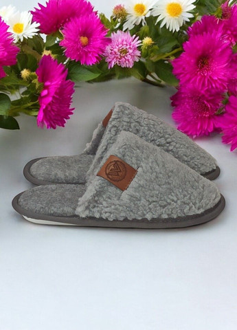 Дитячі домашні кімнатні тапочки для хлопчика Memory Home Вовна сірі Waldi (303700907)