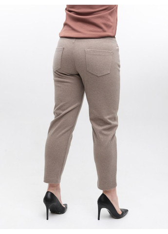 Штани жіночі бежеві МОМ теплі кашемірові на резинці великі розміри Sanli MOM (369668960)