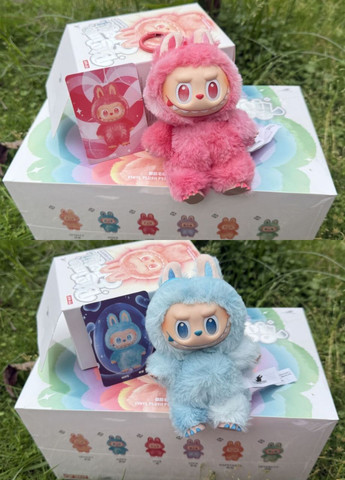 М'яка іграшка-брелок на рюкзак Labubu 17см сюрприз бокс плюшевий монстрик Лабубу Pop Mart (335237597)