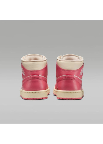 Кросівки жіночі W 1 Mid Pink/White Air Jordan білі (364837564)