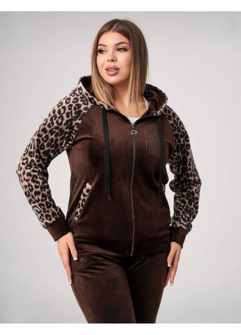 Женский велюровый спортивный костюм No Brand (365858467)