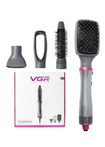 Фен браш стайлер для волосся з 4 насадками фен щітка V 408 700W VGR (280930764)