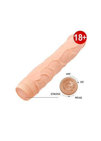 Фаллоимитатор силиконовый с вибрацией Barbara Bob 8.8 большой 22 см Baile (303905206)