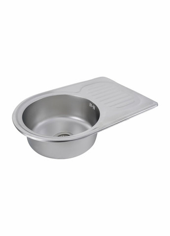 Кухонна мийка з нержавіючої сталі САТИН 6745 (0,8/180 мм) Valeso (336937476)