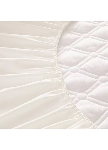 Наматрацник з мікрофібри з бортом 160х200 білий NCH2 Colorful Home (370281526)