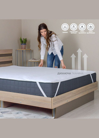 Наматрацник на гумках Аква Стоп Готель водонепроникний 180*200 IDEIA (292324309)