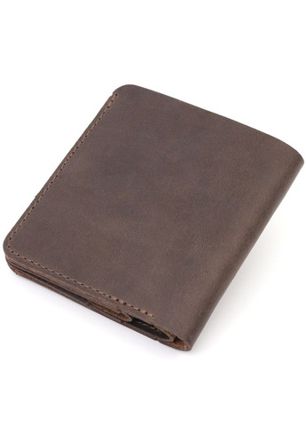 Кожаное портмоне для документов мужское 16601 Коричневый Shvigel (306881845)