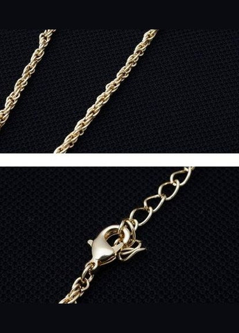 Позолочена підвіска кулон на ланцюгу в стразах, 1666 Fashion Jewelry (336949875)