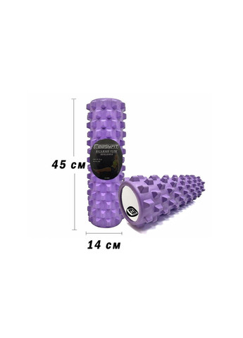 Массажный ролик Grid Roller PRO 45 см EF-2029 Violet EasyFit (290255571)