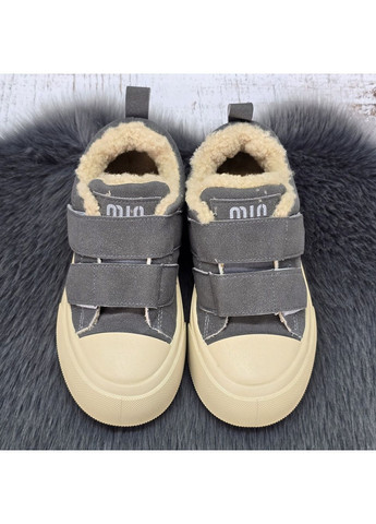 Кросівки жіночі зимові замшеві на липучках Бабочка (370212112)