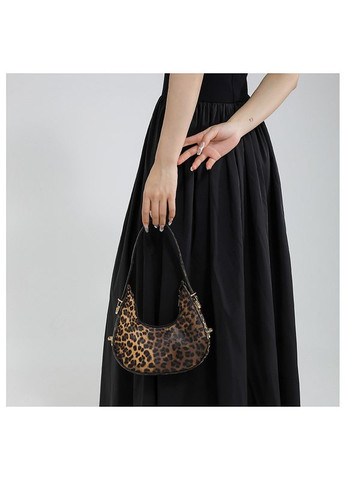 Женская сумка багет 9243 через плечо далматинец зебра леопардовая No Brand (366871864)
