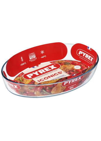 Форма с/у форма овальная 35х24х6см (3.1л) (346B000/8046) Pyrex (365275949)