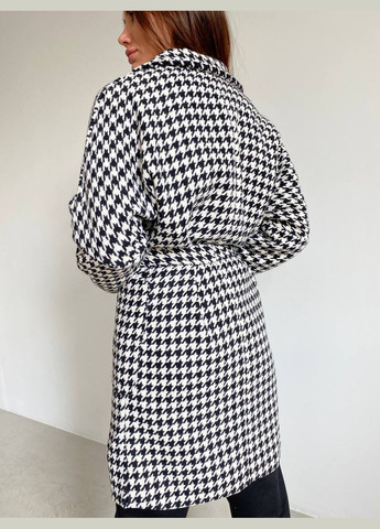 Черно-белое демисезонное Пальто N.Family
