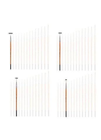 Набір професійних контурних пензлів для малювання HB25115 14 предметів (М1340346) No Brand (350199090)