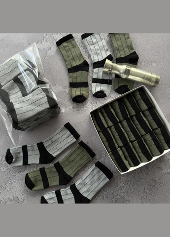 Комбіновані тактичні шкарпетки зима сірі 15 пар (341284170)