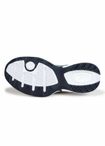 Белые всесезонные мужские кроссовки air monarch iv 4e 416355-102 весна-осень кожа текстиль белые на широкую ногу Nike