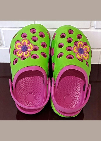 Кроксы сланцы пляжные шлепанцы шлепки для пляжа бассейна для девочки Шалунишка (333832189)
